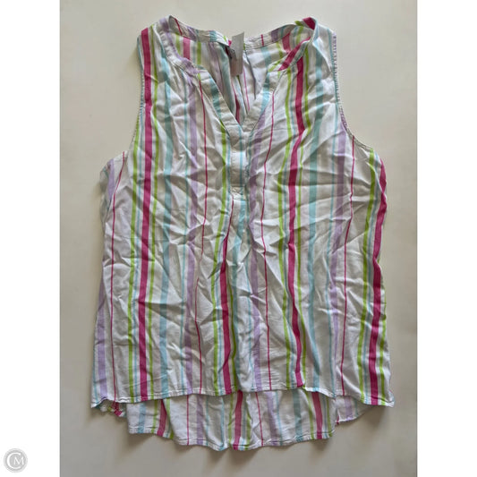 Tank Top By Crown And Ivy In Striped Pattern, Size: L