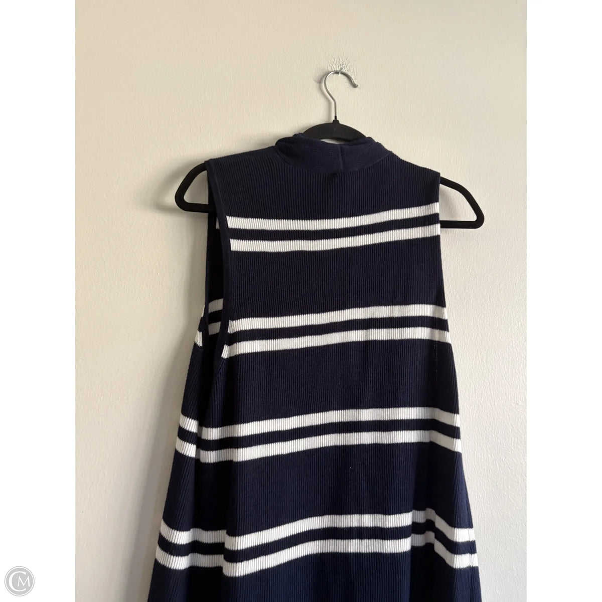 Sweater By Talbots In Striped Pattern, Size: L