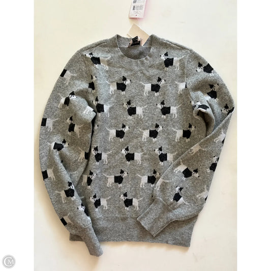 Sweater Designer By Kate Spade In Grey, Size: Xs