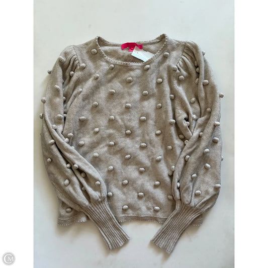 Sweater Designer By Lilly Pulitzer In Tan, Size: S