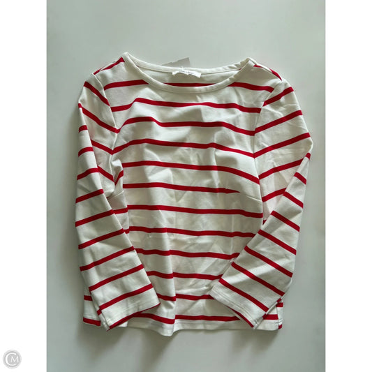 Sweatshirt Crewneck By Haver & BLAIR In Striped Pattern, Size: L