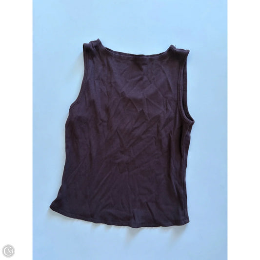 Tank Top By Pink Rose In Brown, Size: L