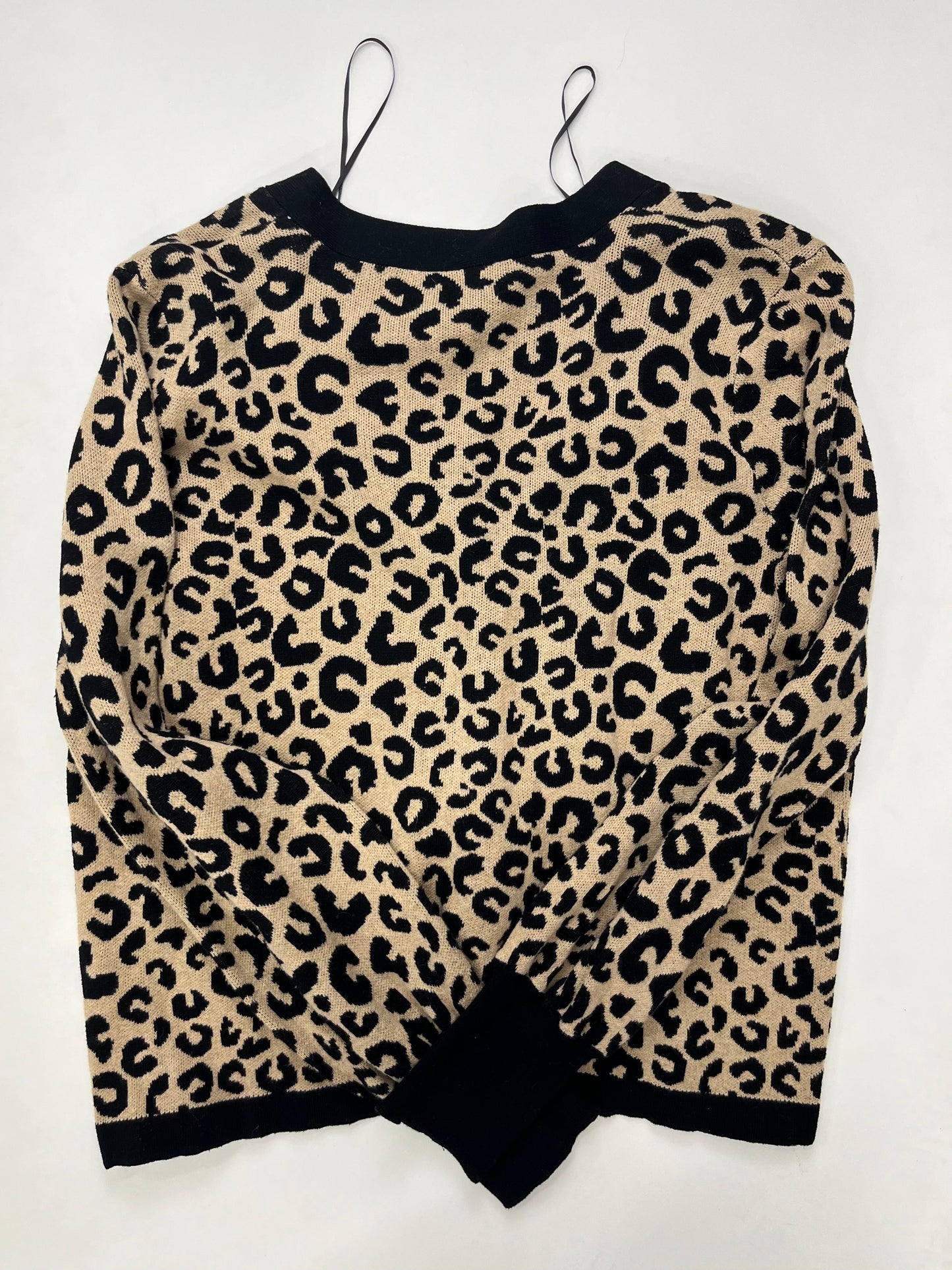 Animal Print Sweater Cardigan Vince Camuto, Size L
