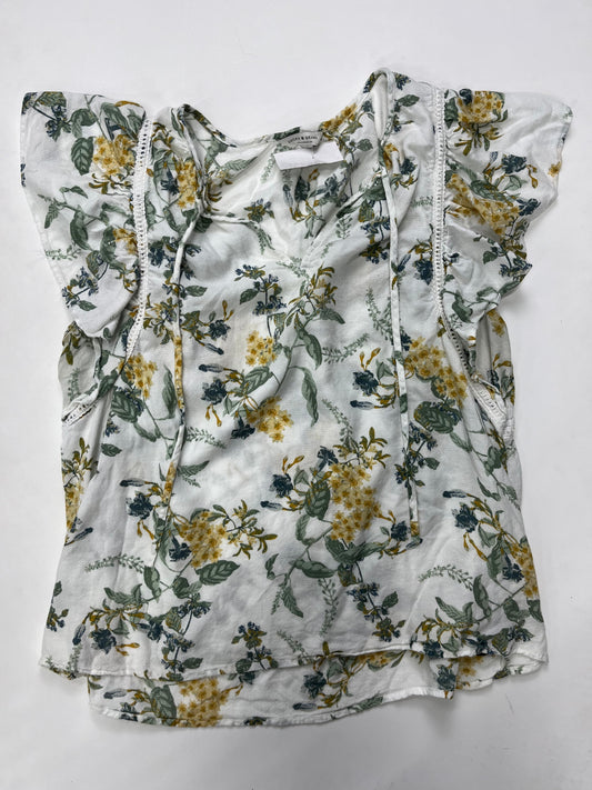 Blouse Short Sleeve By Lucky Brand  Size: L