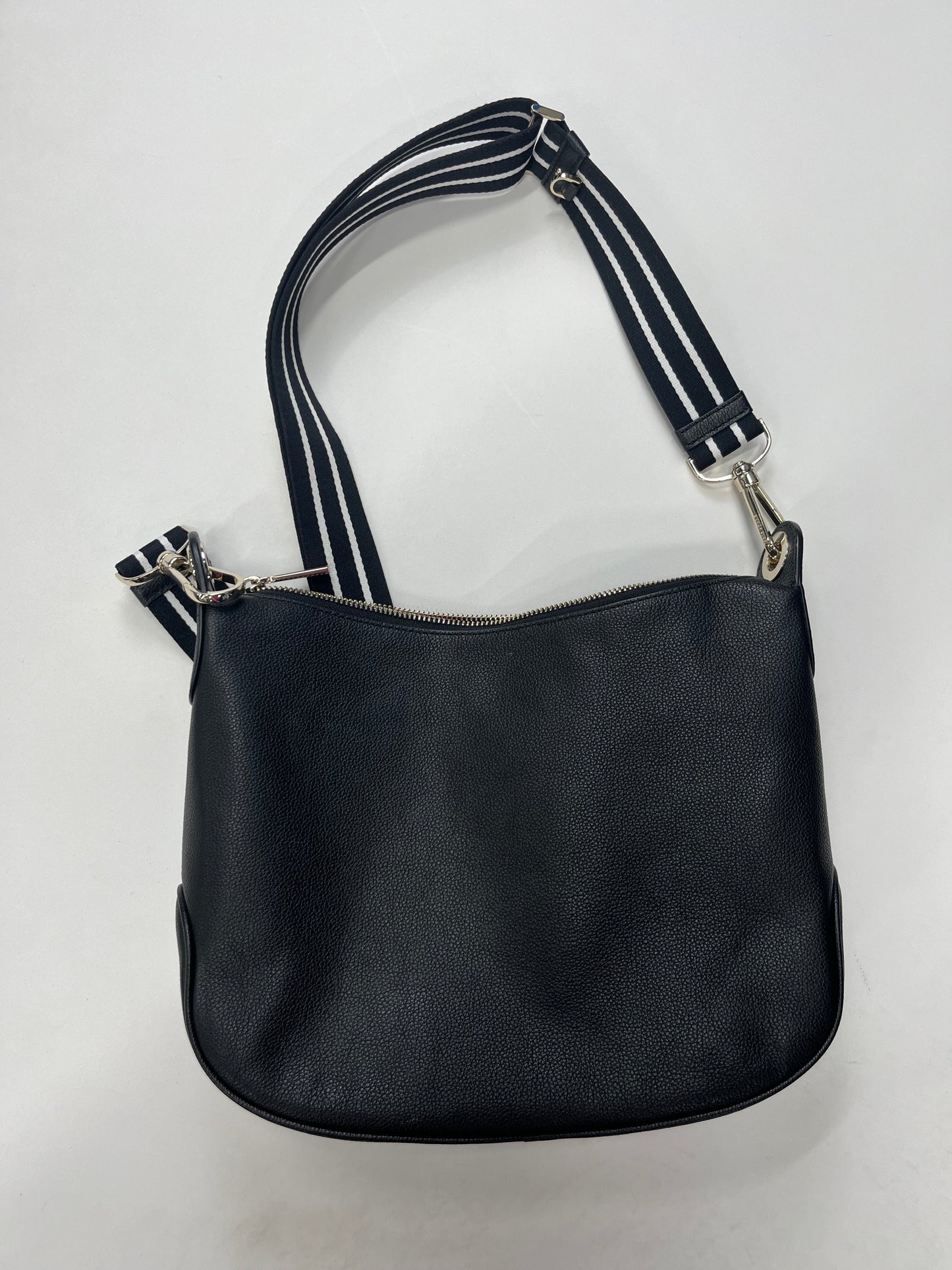 Black Handbag Leather Kate Spade, Size Medium