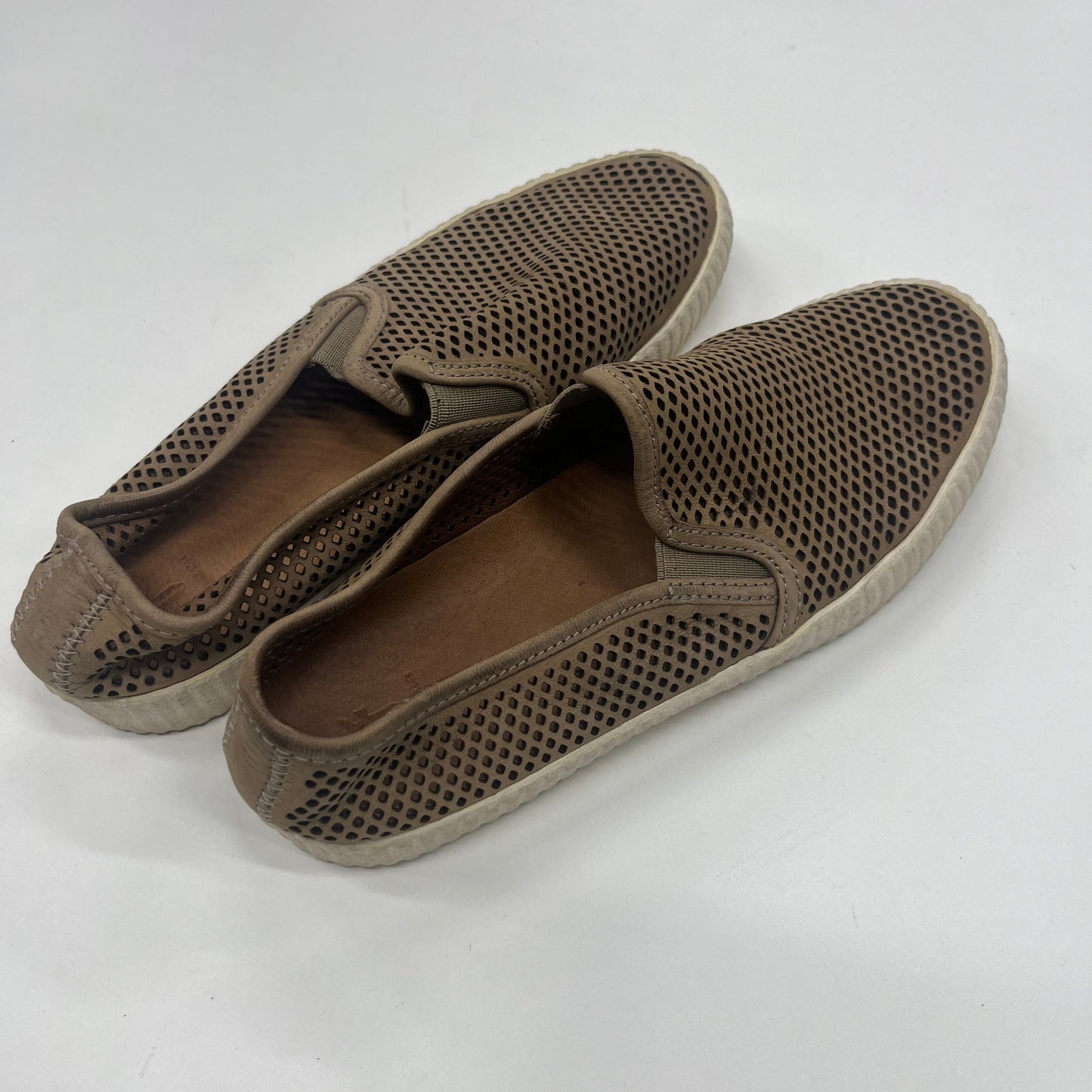 Tan Shoes Flats Espadrille Frye, Size 6.5