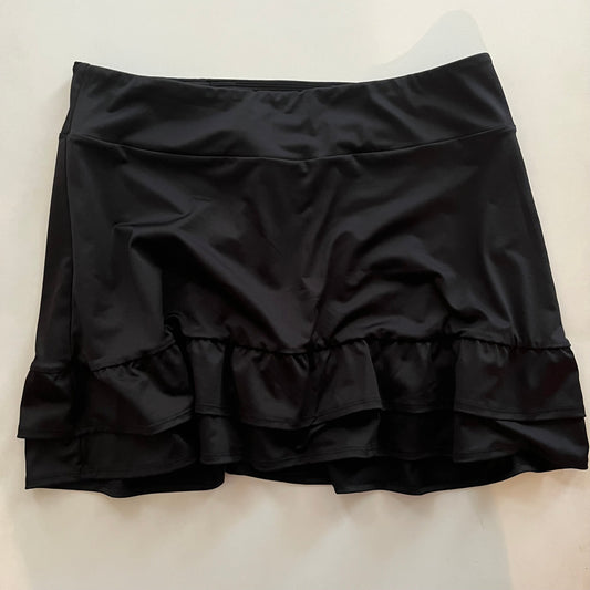 Black Athletic Skirt Skort Crown And Ivy, Size Xl