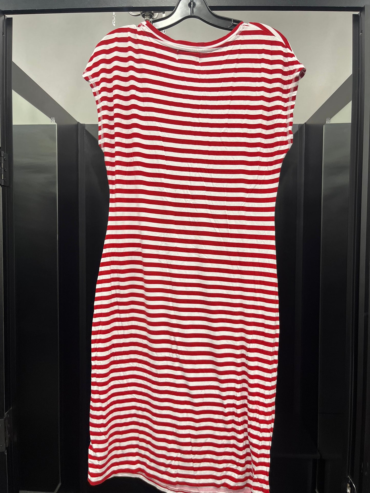 Striped Dress Casual Midi Liz Claiborne, Size M