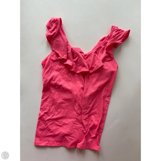 Top Sleeveless Designer By Lilly Pulitzer In Pink, Size: Xs