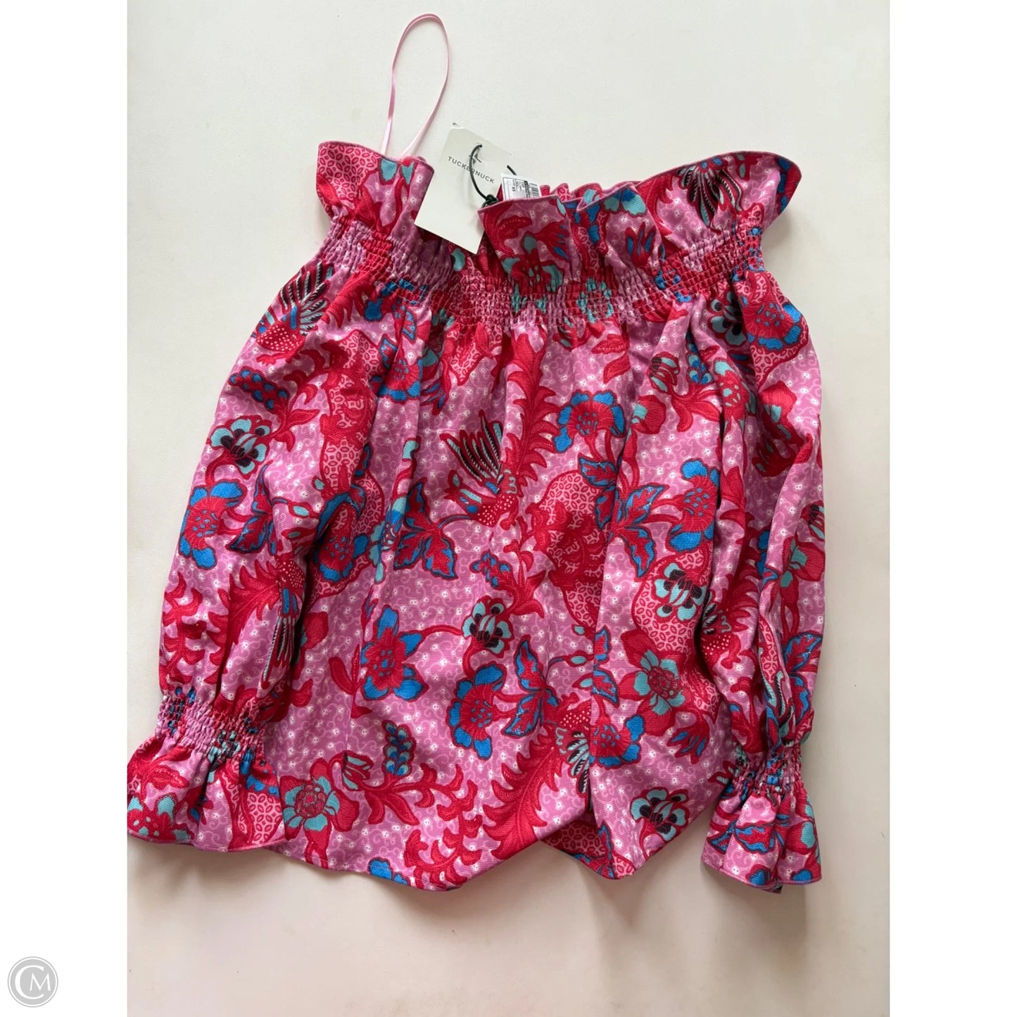 Top Sleeveless Designer By Tuckernuck In Floral Print, Size: Xs