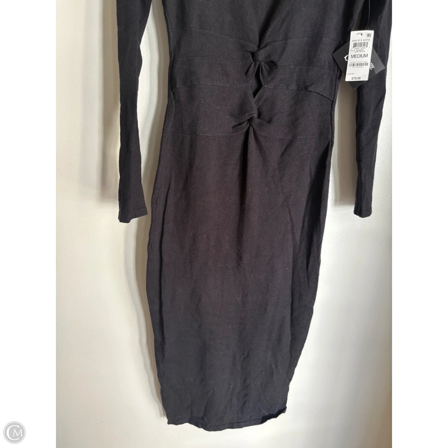 Dress Casual Midi By Bar Iii In Black, Size: M
