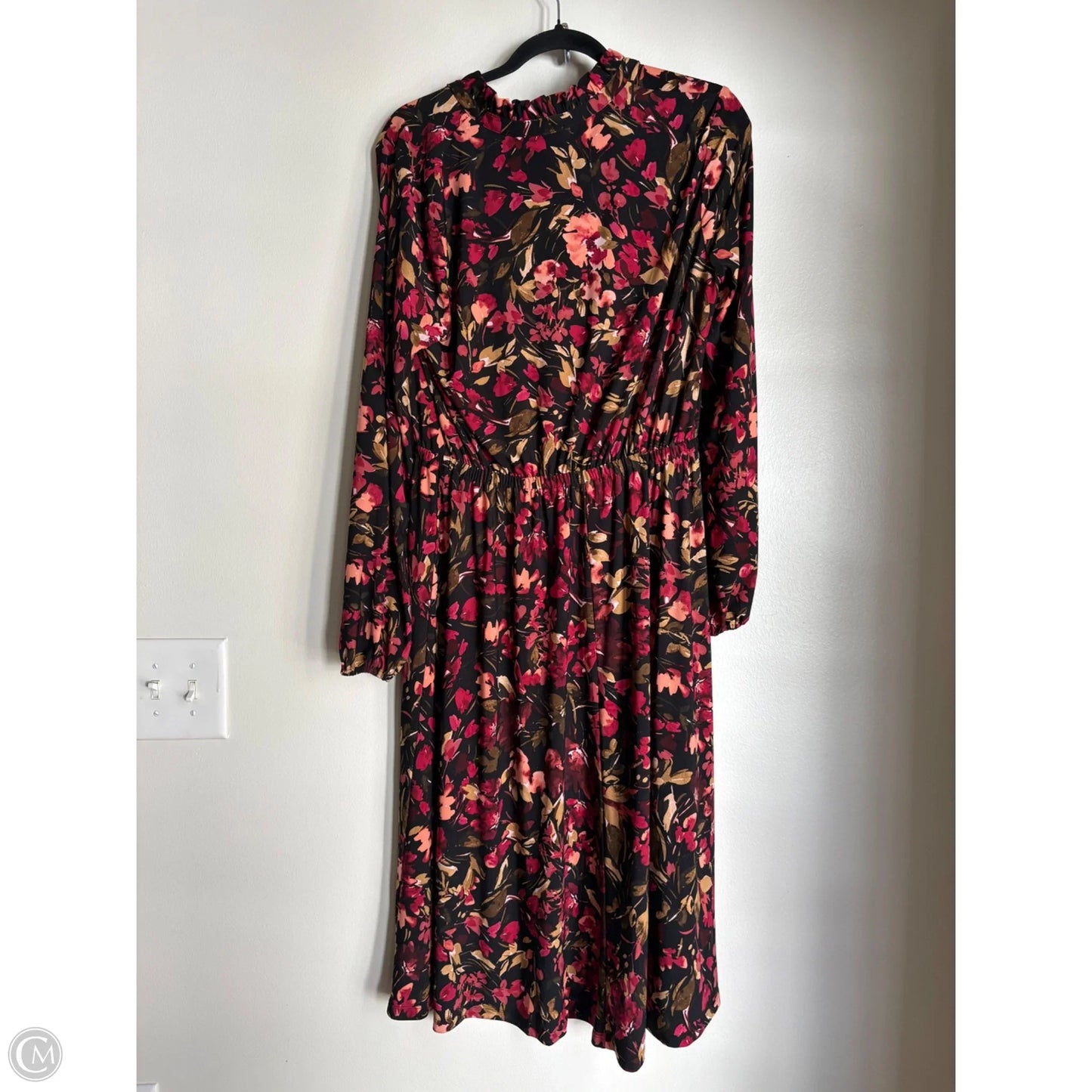Dress Casual Midi By Anne Klein In Floral Print, Size: 10