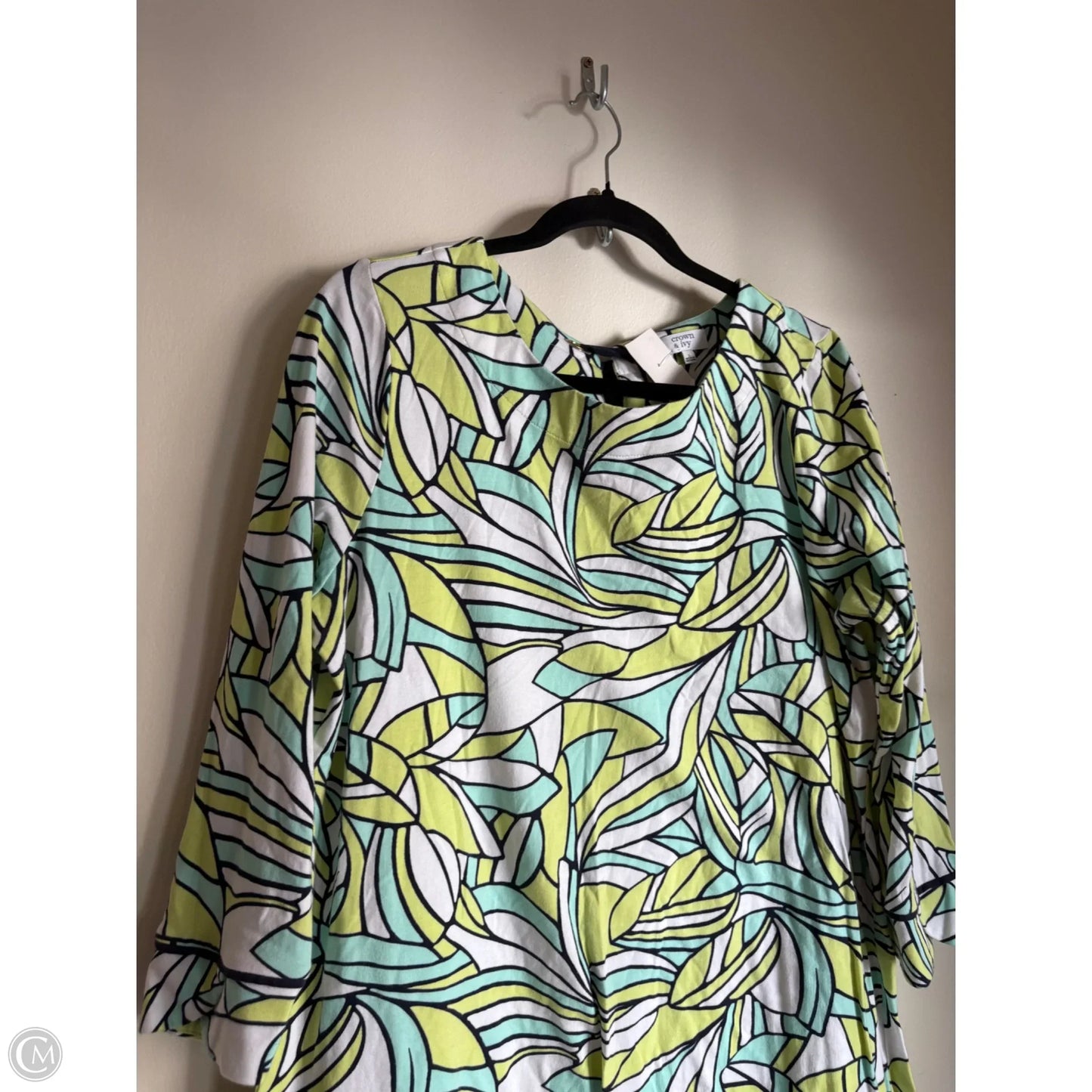 Dress Casual Midi By Crown And Ivy In Blue, Size: L