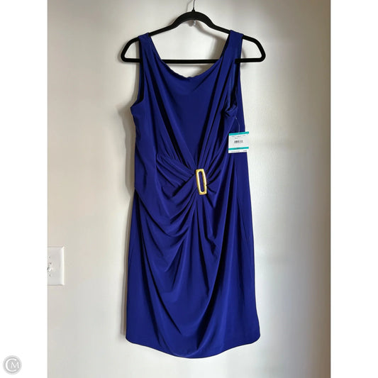 Dress Casual Midi By Anne Klein In Blue, Size: 16