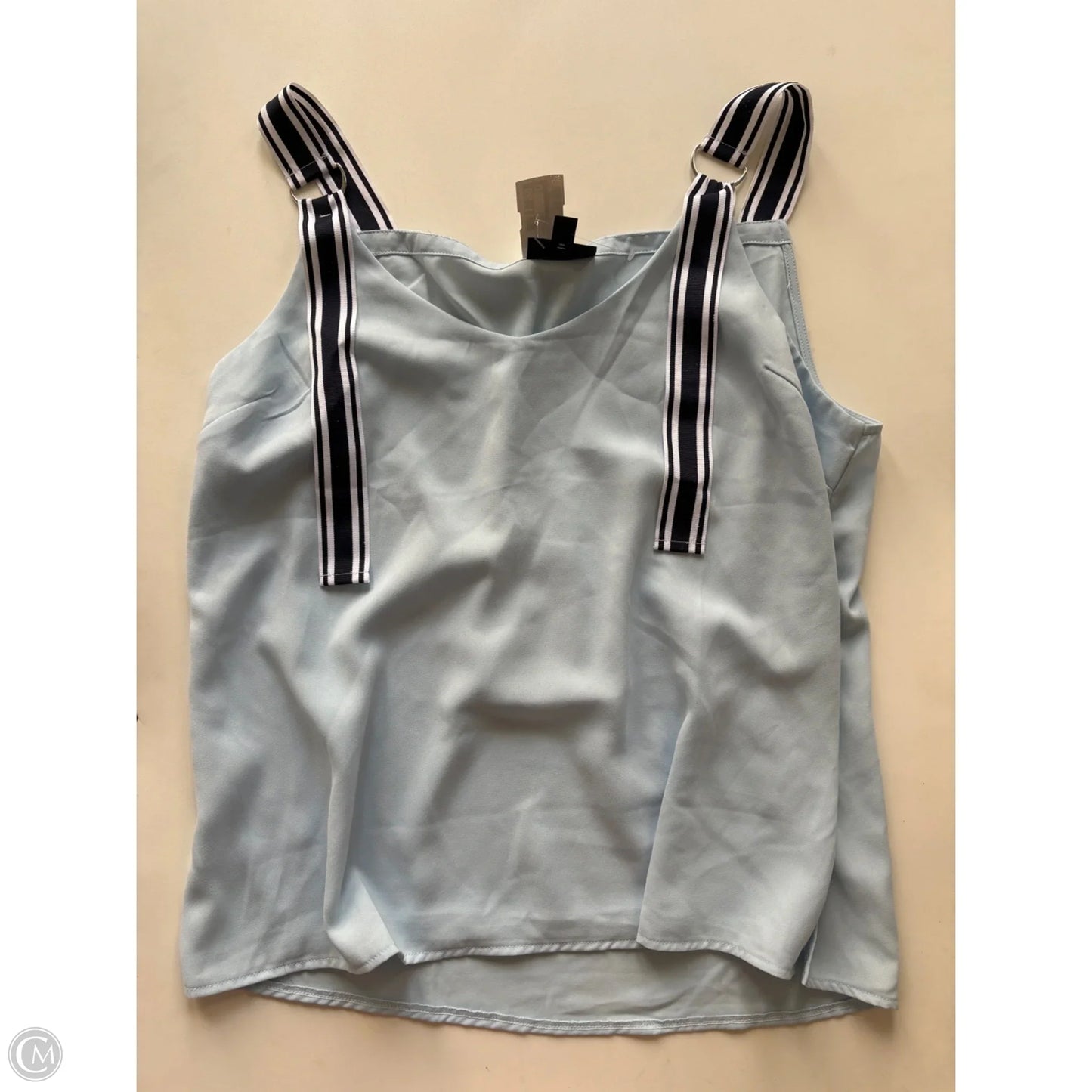 Blouse Sleeveless By New York And Co In Blue, Size: Xl