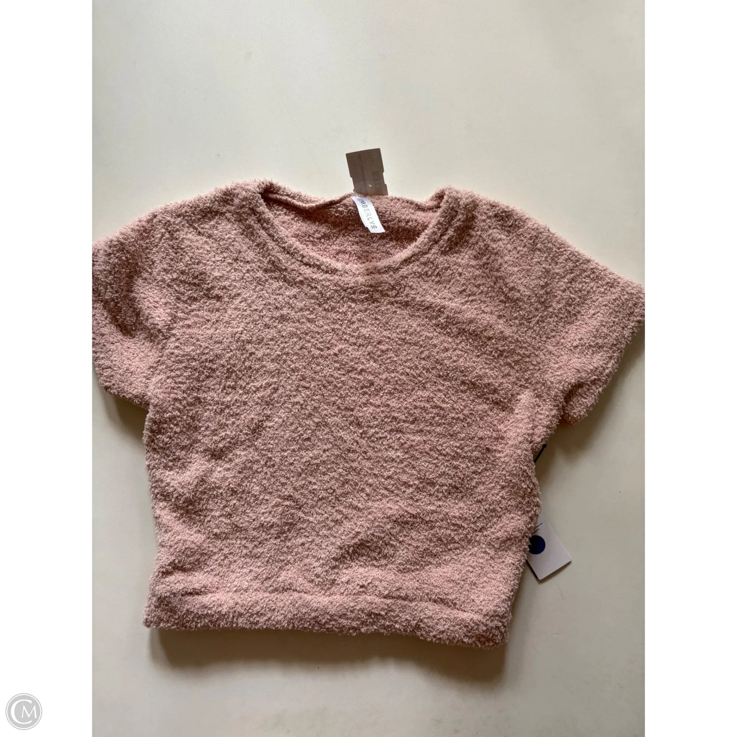 Blouse Short Sleeve By kimberly In Pink, Size: Xl