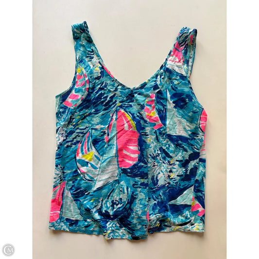 Top Sleeveless Designer By Lilly Pulitzer In Multi-colored, Size: M