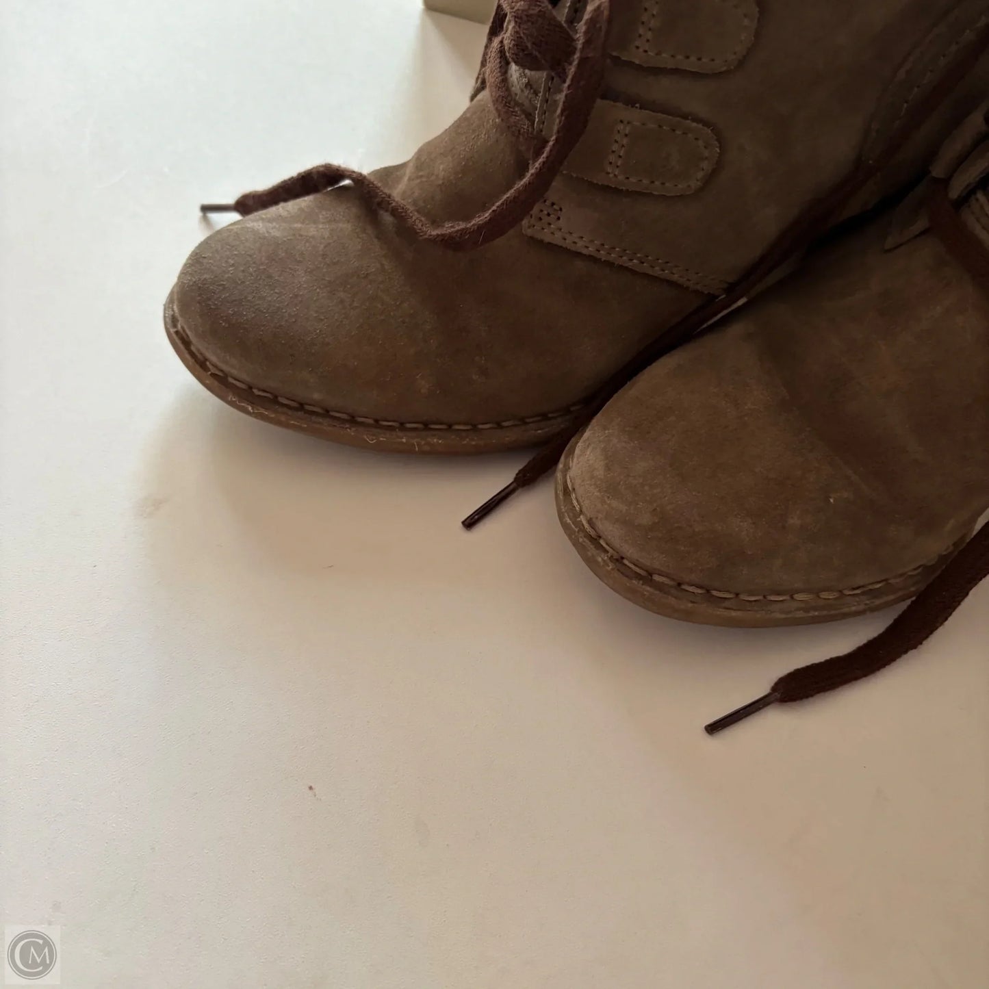 Shoes Heels Block By Clarks In Brown, Size: 7