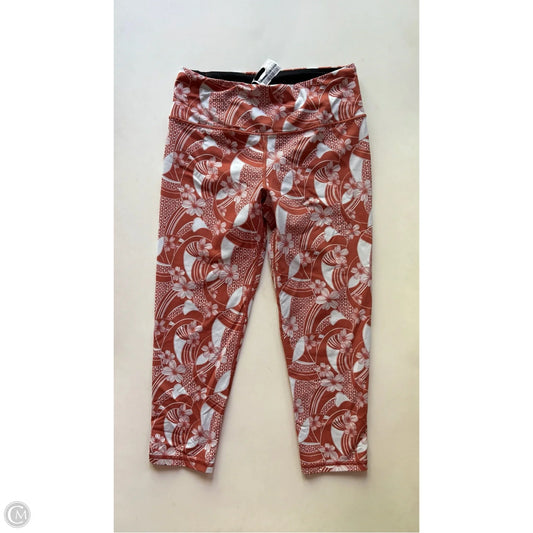 Athletic Leggings By Victorias Secret In Floral Print, Size: M