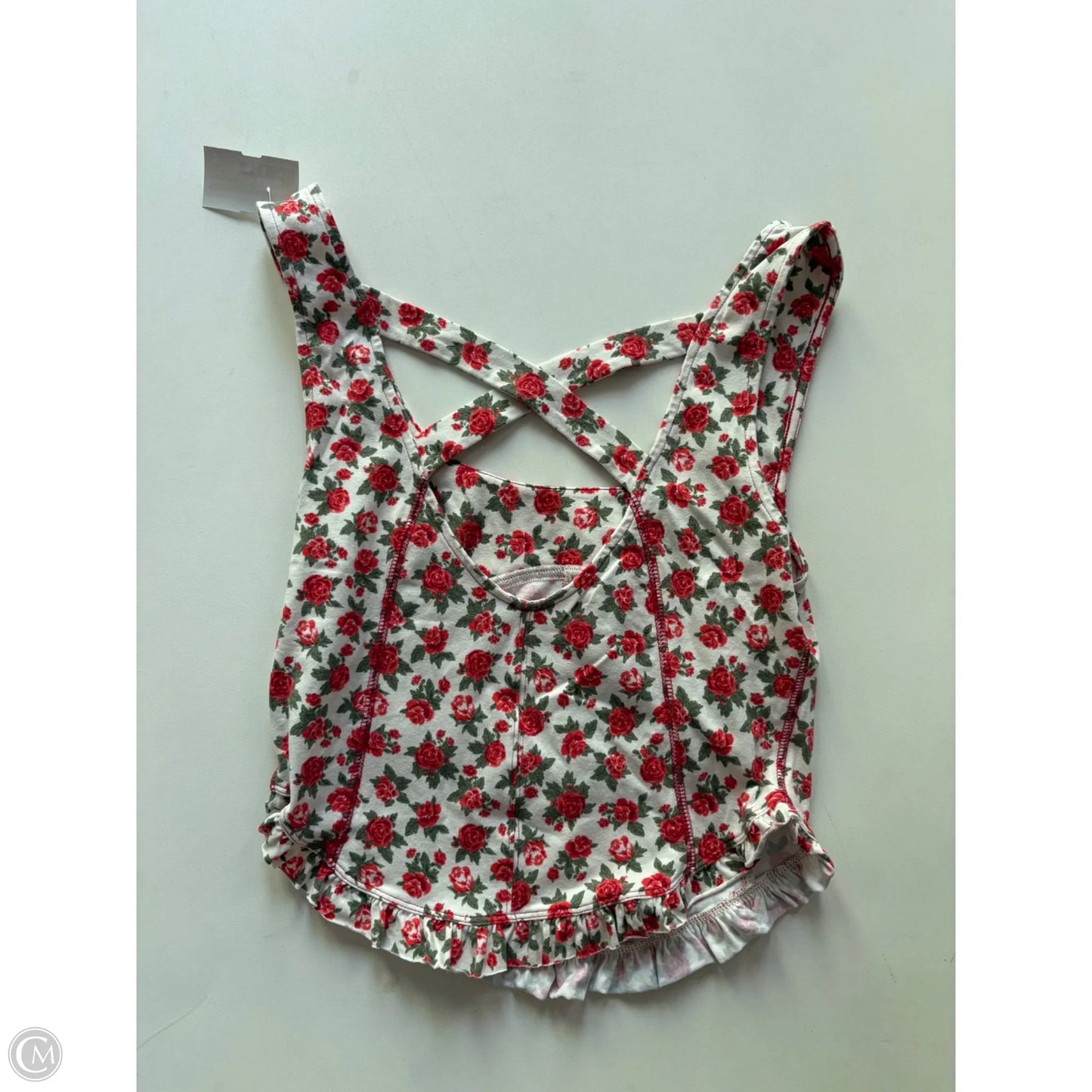 Blouse Sleeveless By Free People In Floral Print, Size: S