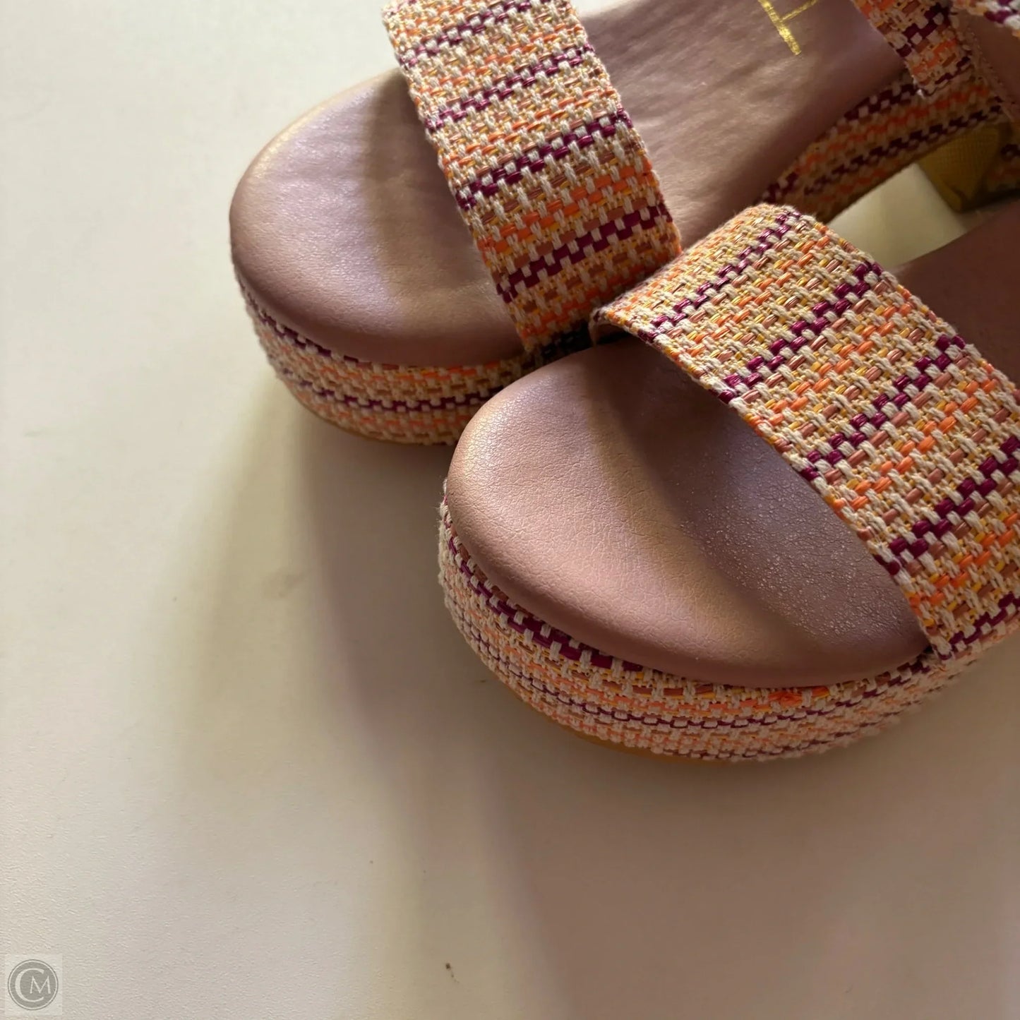 Sandals Heels Block By Matisse In Multi-colored, Size: 10