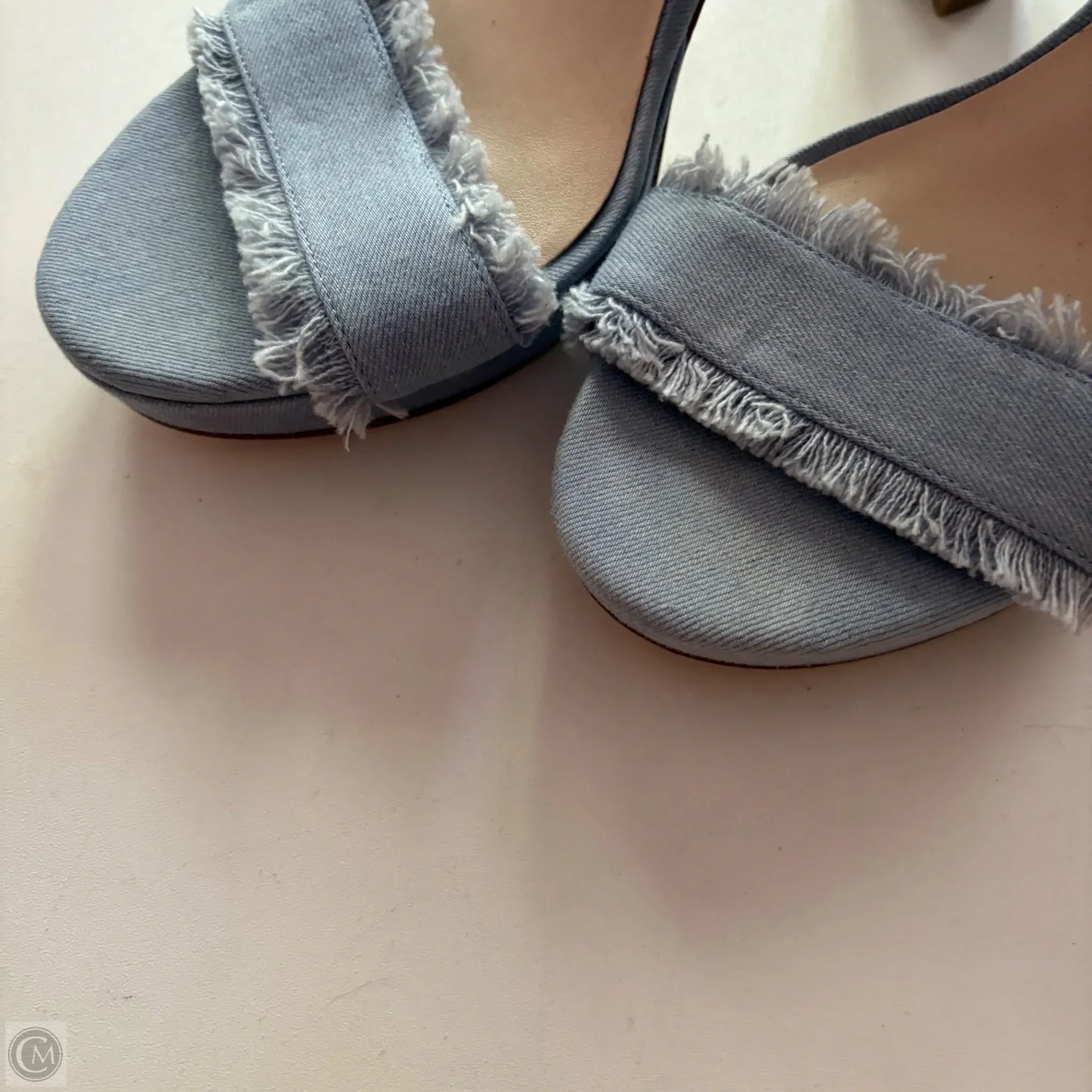 Shoes Heels Block By Nine West In Blue, Size: 8