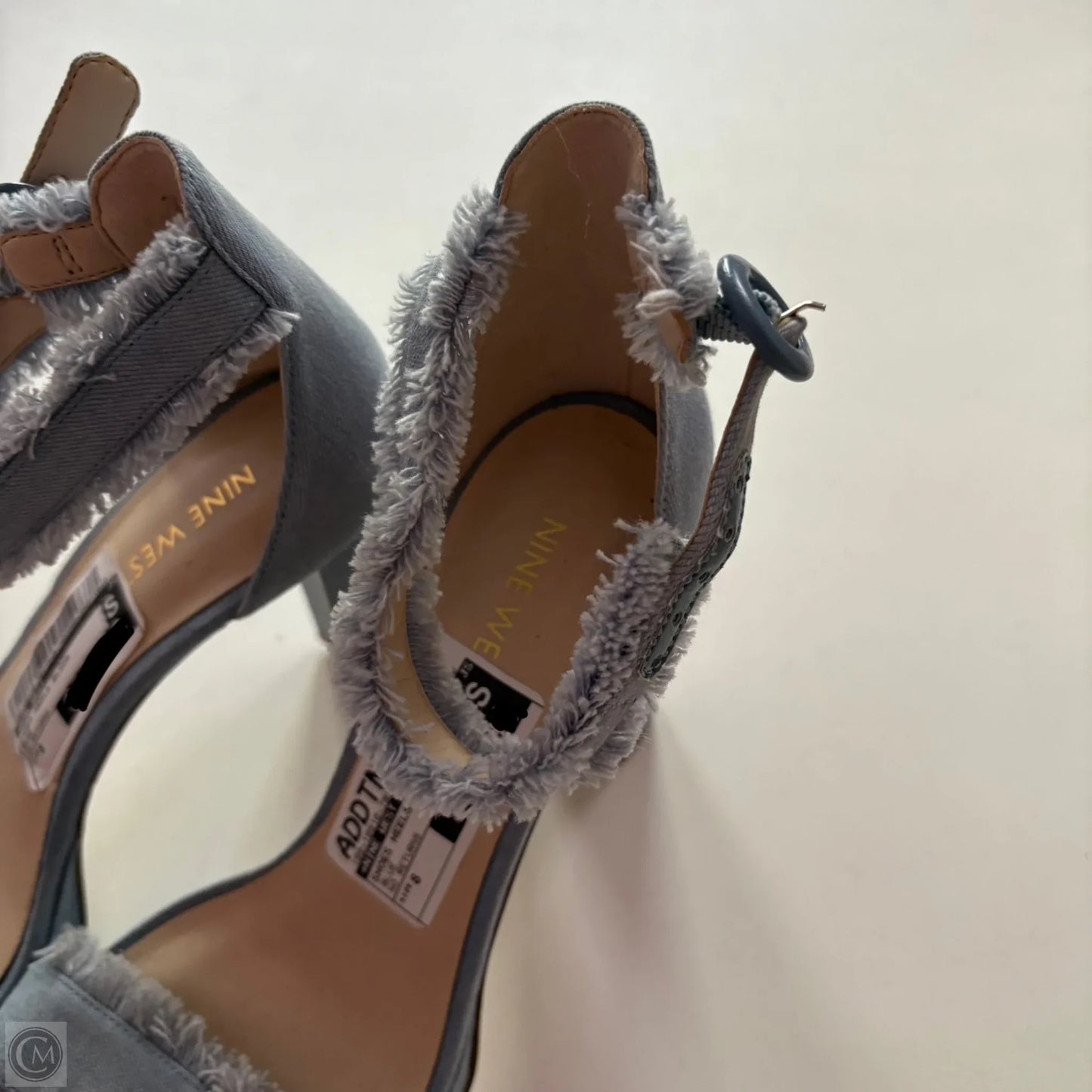 Shoes Heels Block By Nine West In Blue, Size: 8