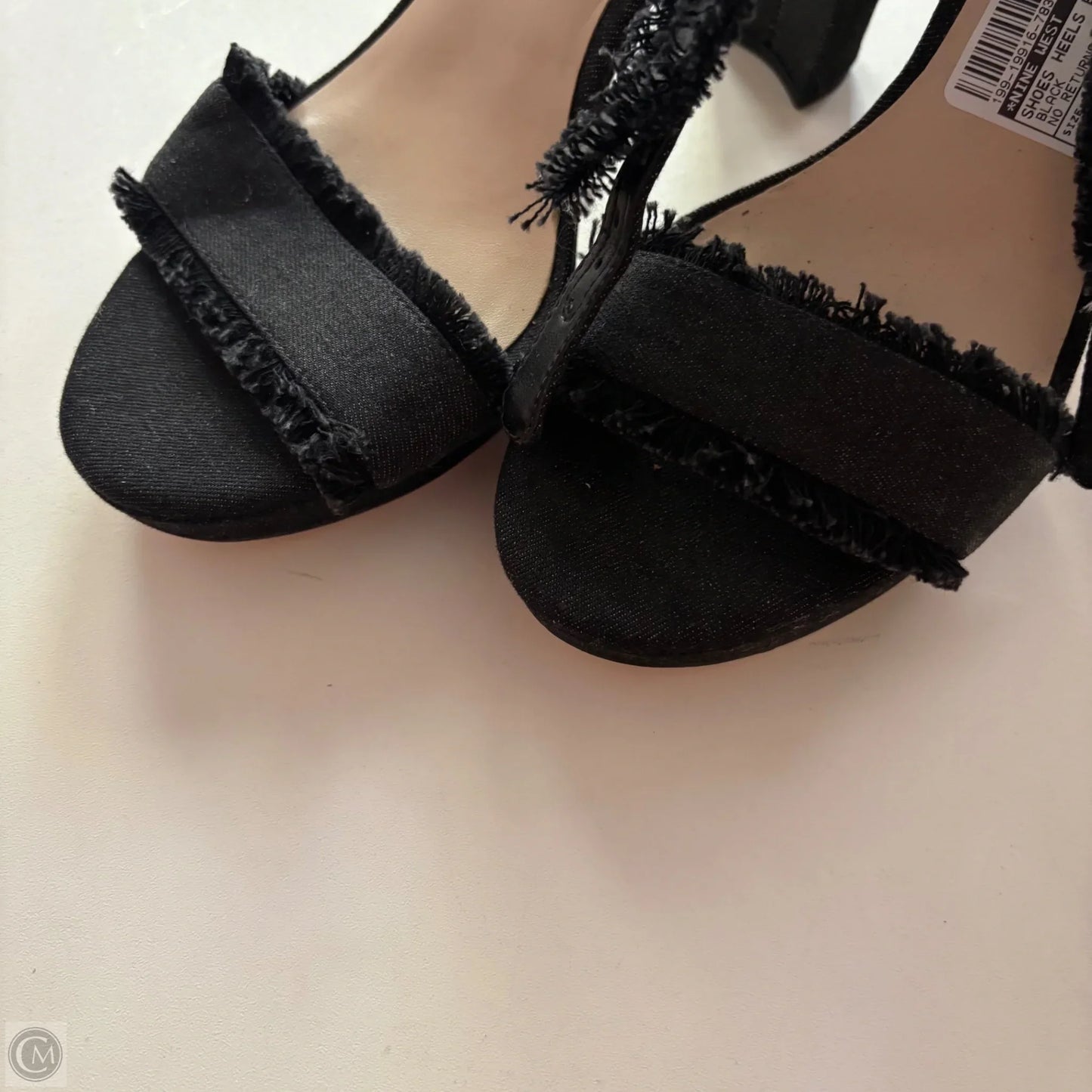 Shoes Heels Block By Nine West In Black, Size: 8