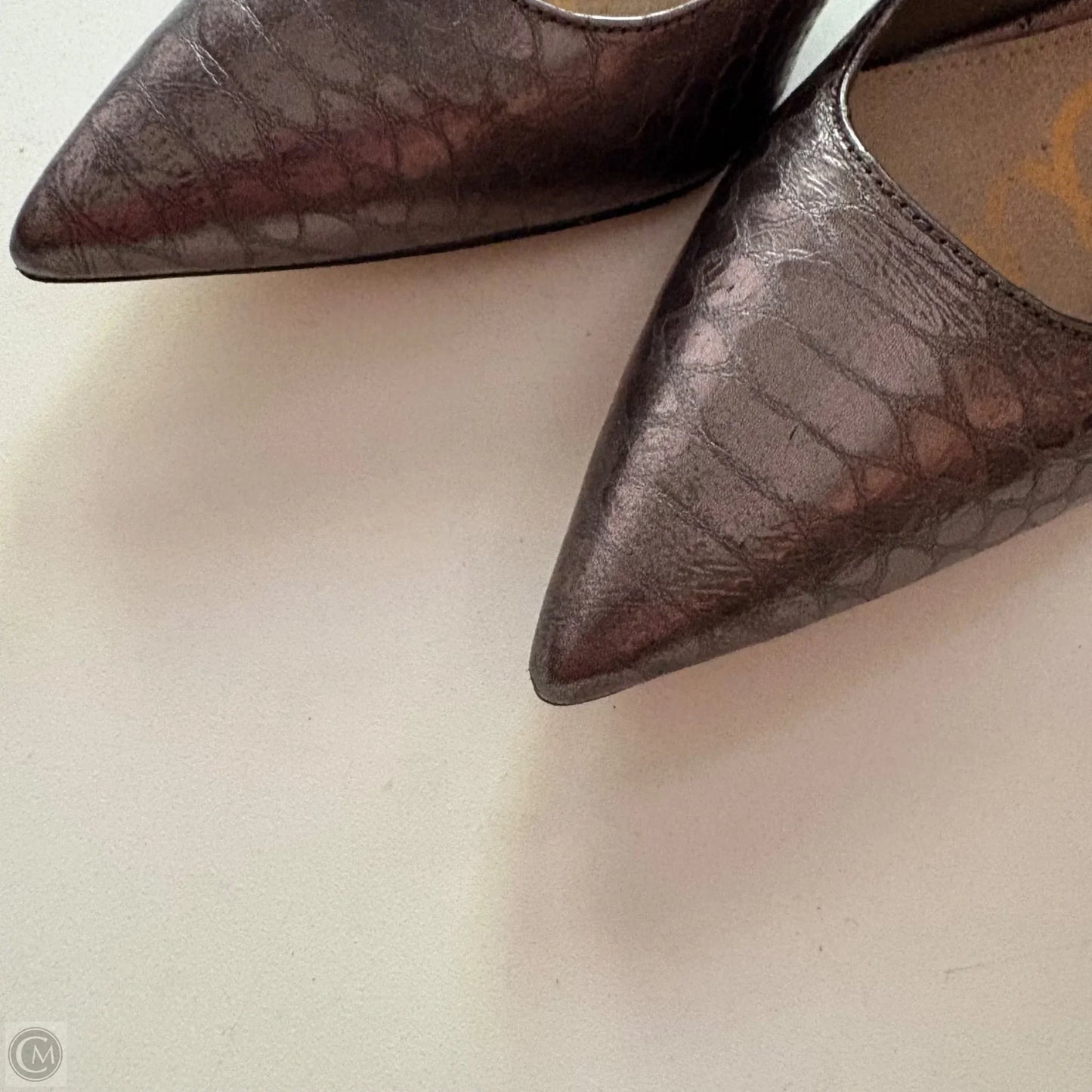 Shoes Heels Stiletto By Sam Edelman In Silver, Size: 8