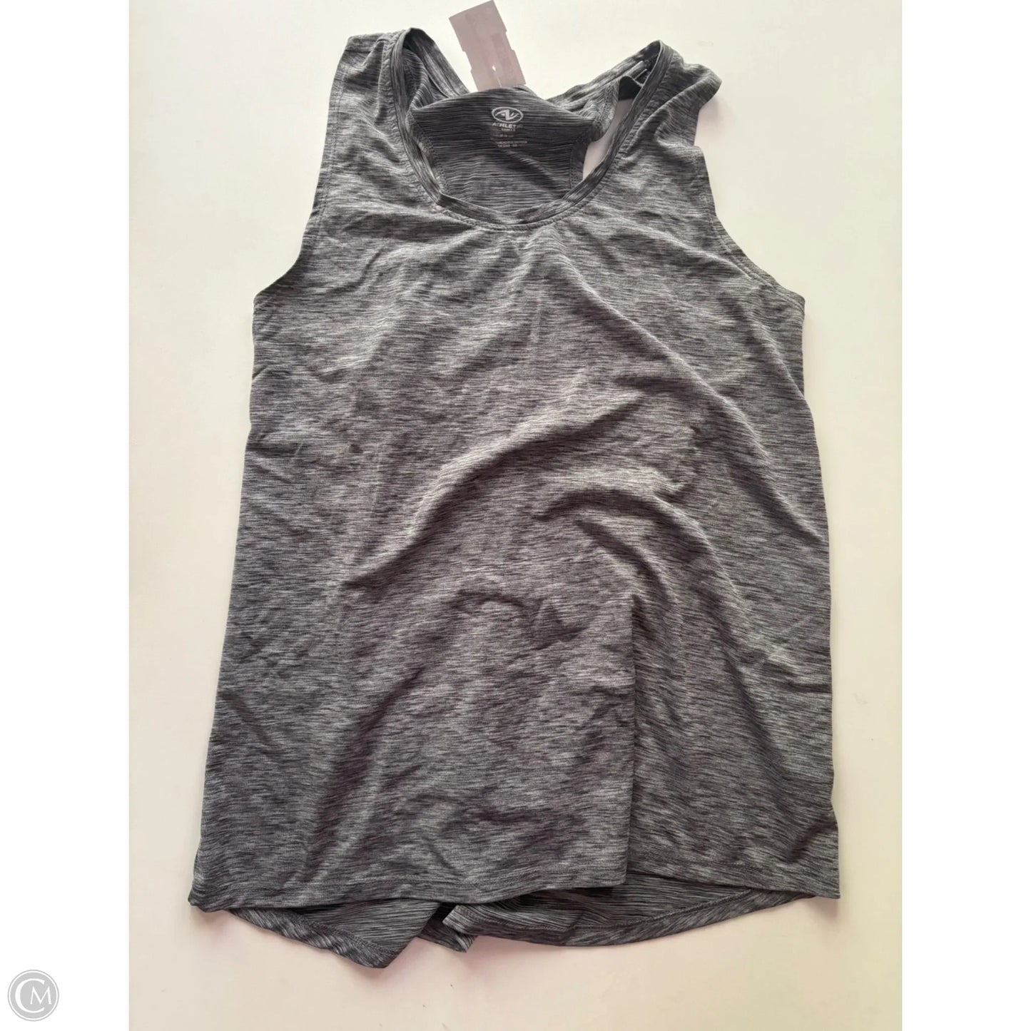 Athletic Tank Top By Athletic Works In Grey, Size: M