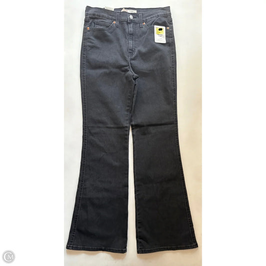 Jeans Boyfriend By Levis In Black, Size: 4