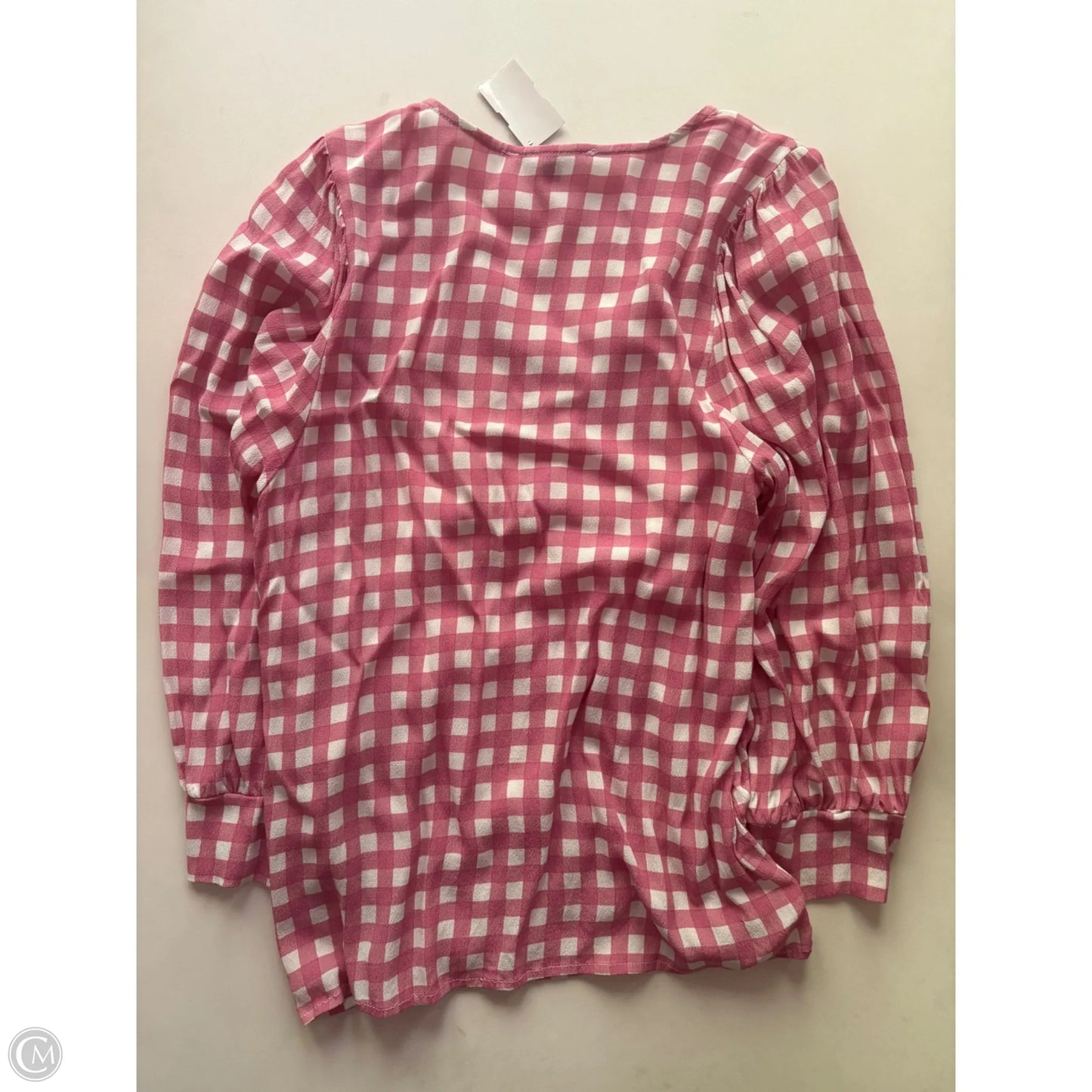 Blouse Long Sleeve By michelle mcdowell In Pink, Size: L