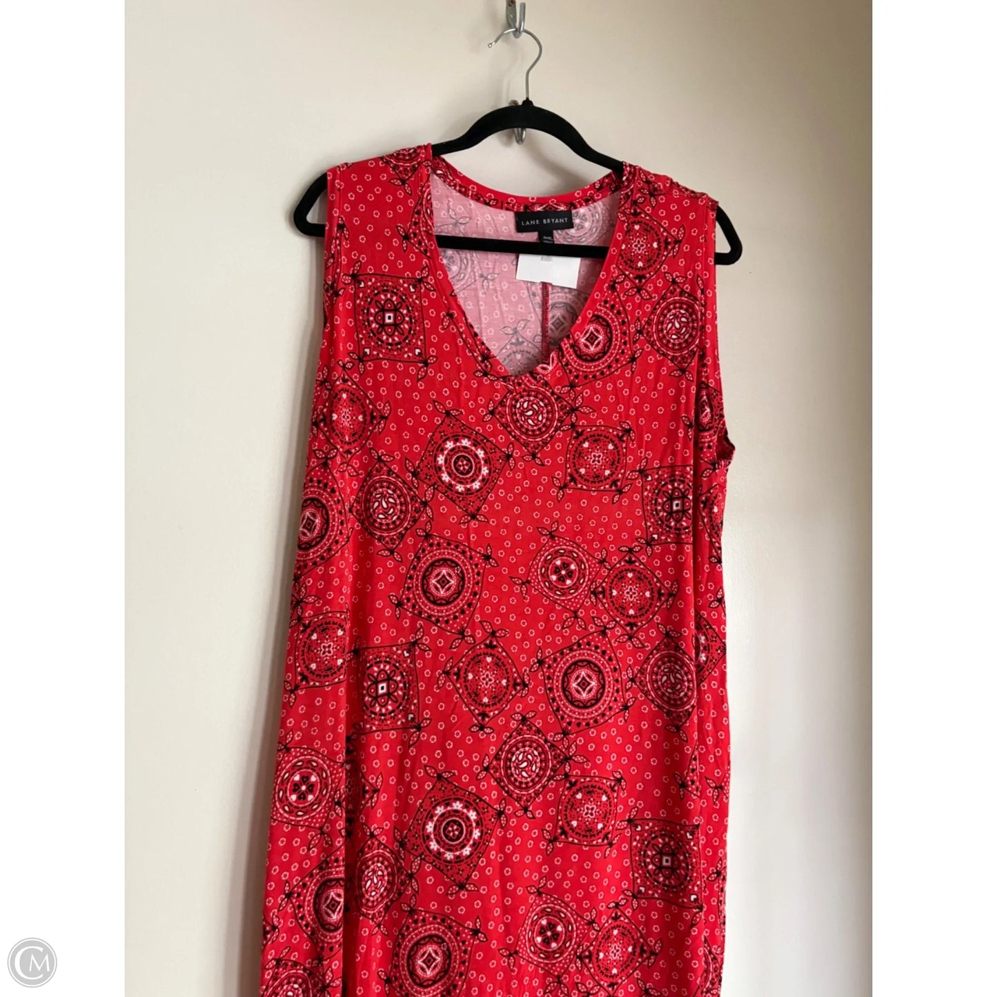 Dress Casual Midi By Lane Bryant In Red, Size: 18