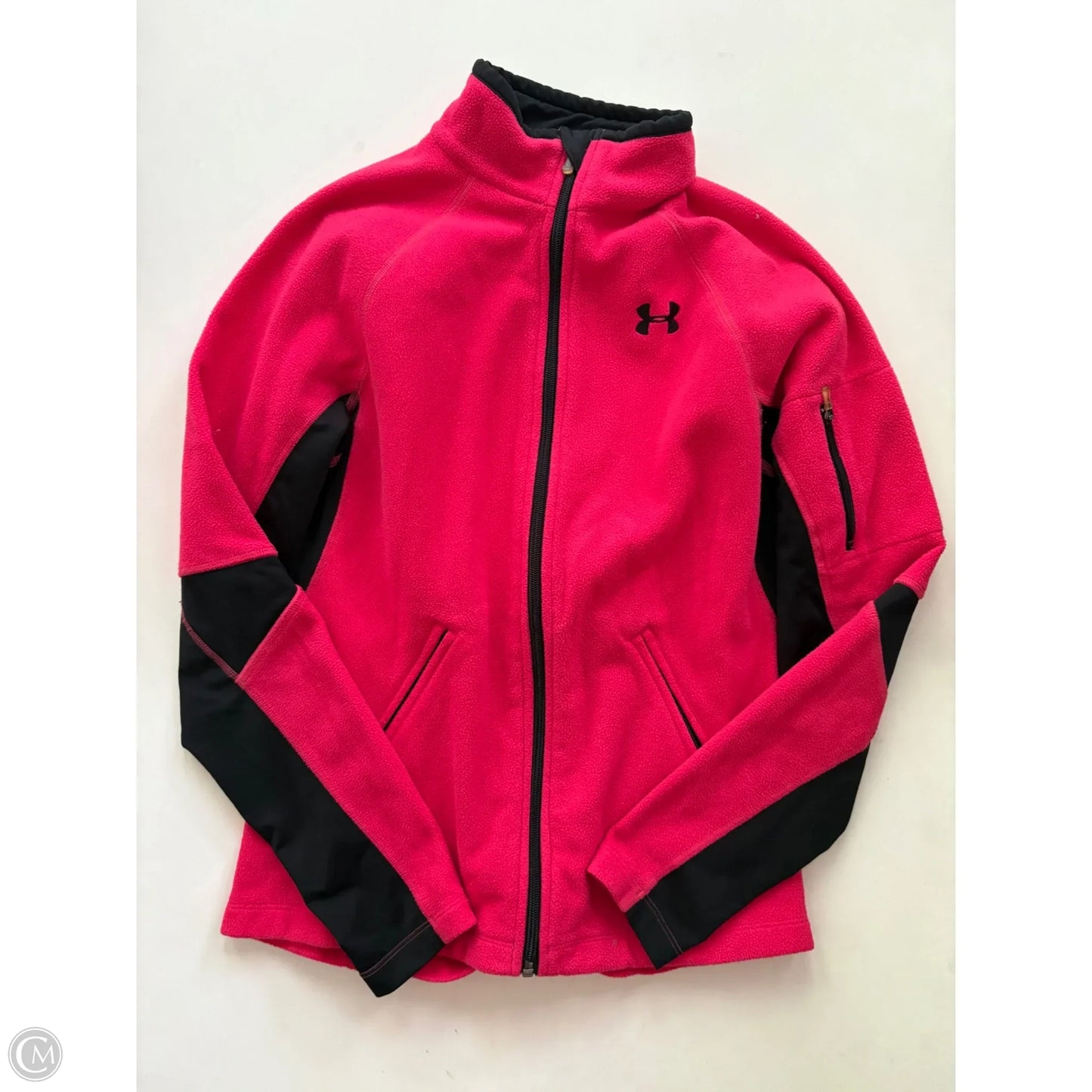 Jacket Fleece By Under Armour In Pink, Size: S