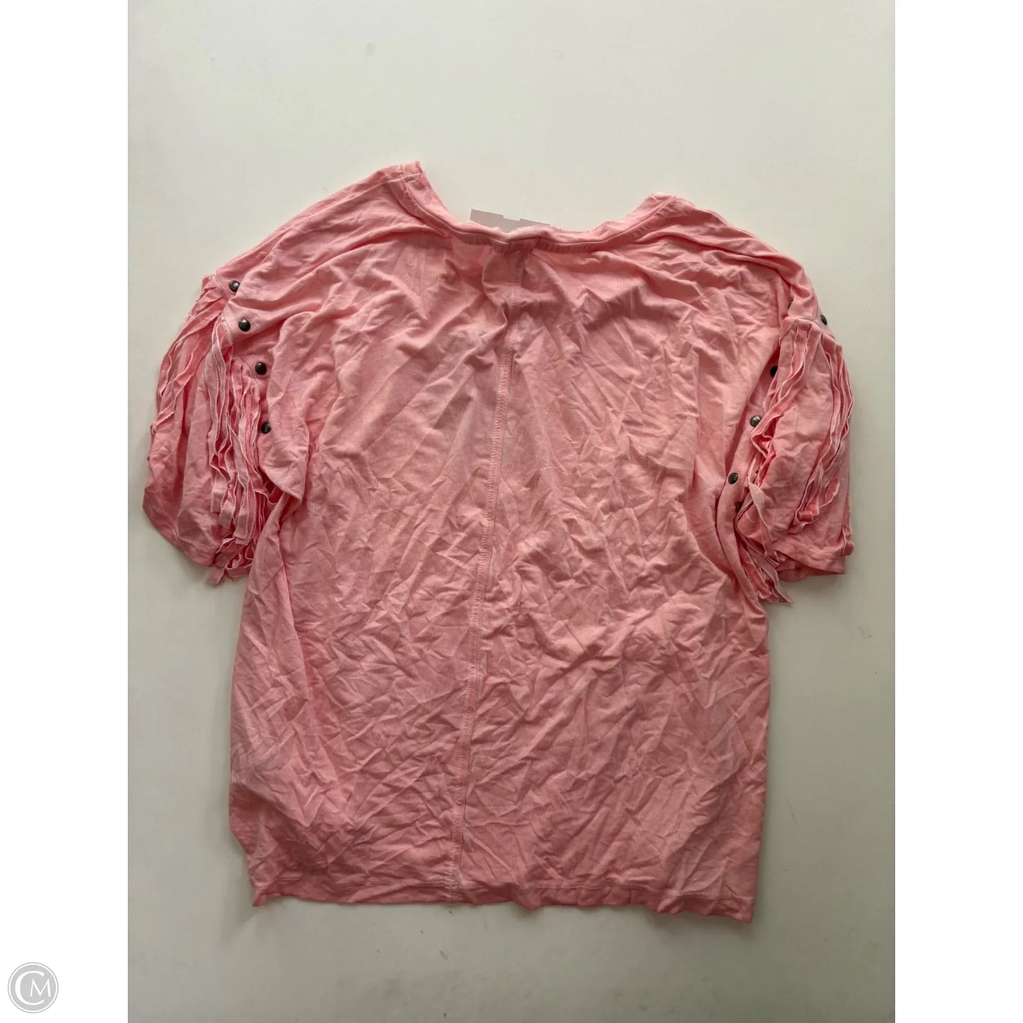 Blouse Short Sleeve By True Craft In Pink, Size: Xs