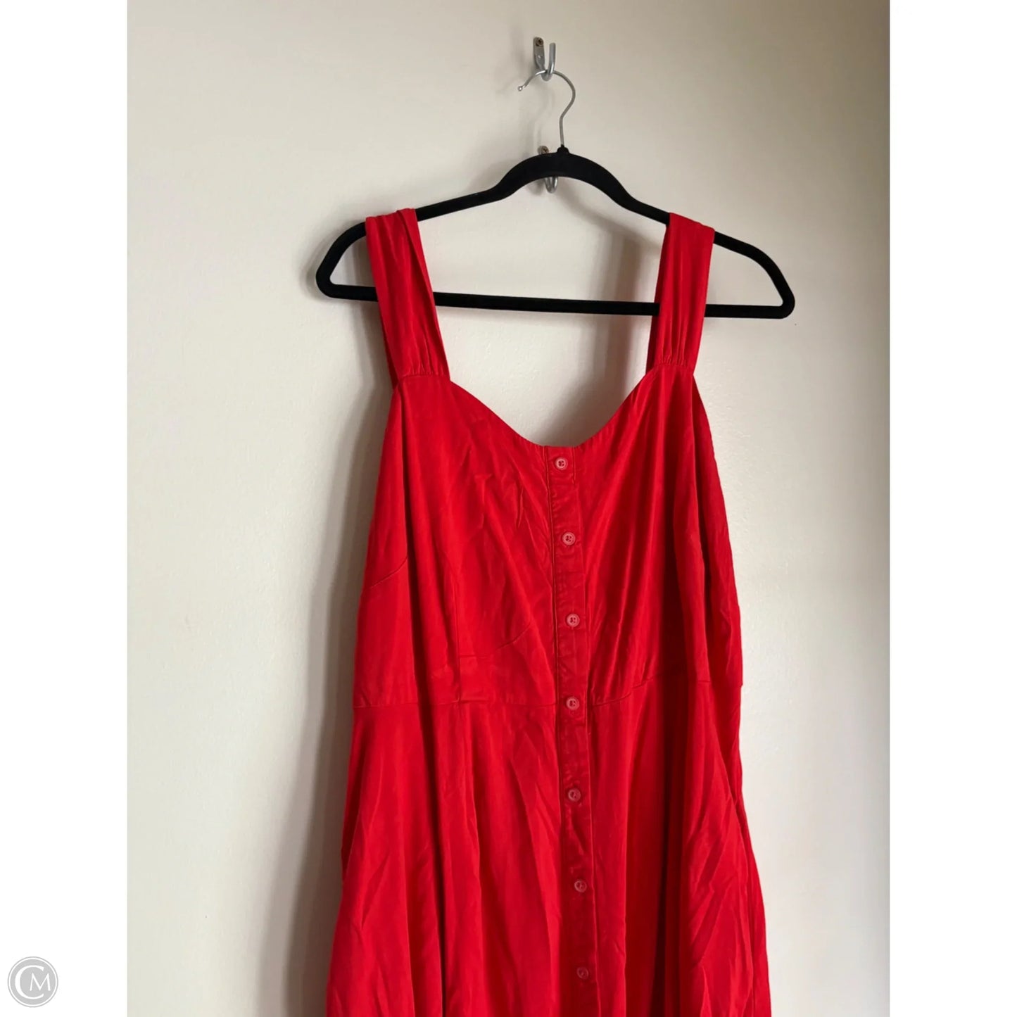 Dress Casual Midi By Ava & Viv In Orange, Size: Xxl