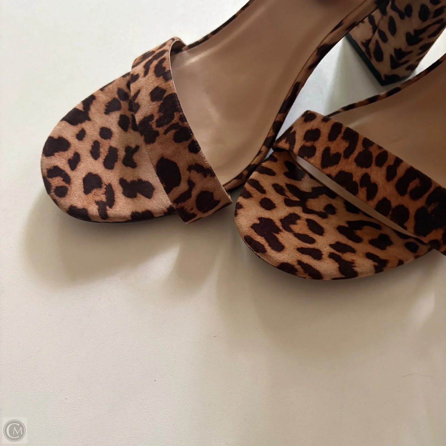 Shoes Heels Block By A New Day In Leopard Print, Size: 11