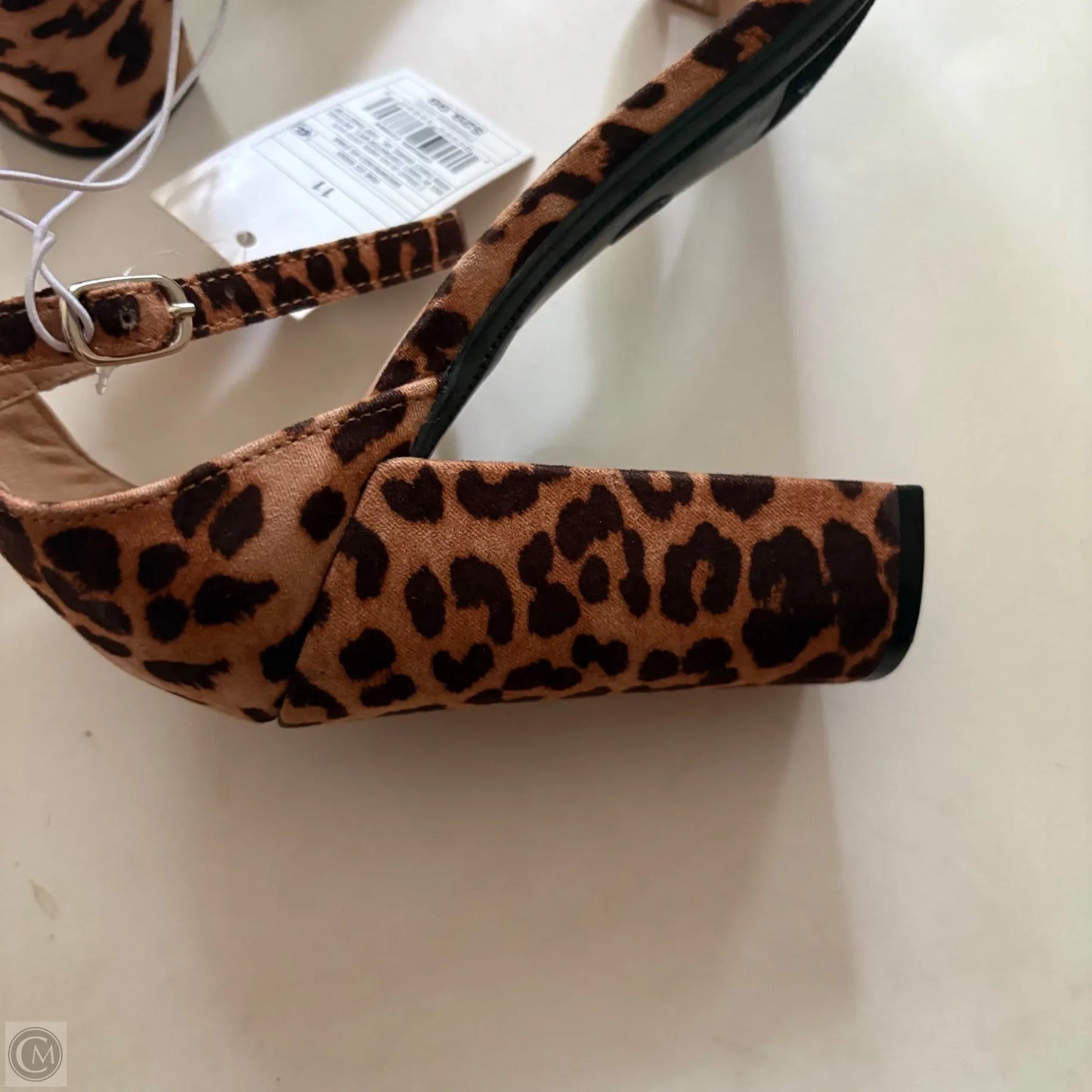 Shoes Heels Block By A New Day In Leopard Print, Size: 11