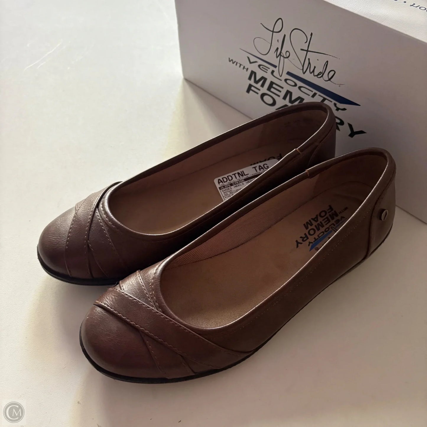 Shoes Heels Wedge By Life Stride In Brown, Size: 6