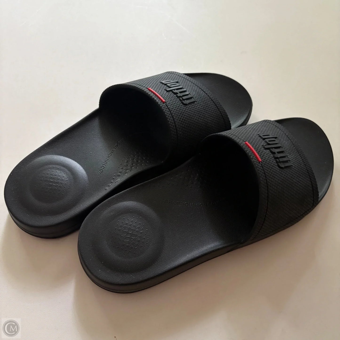 Sandals Flats By Fitflop In Black, Size: 8