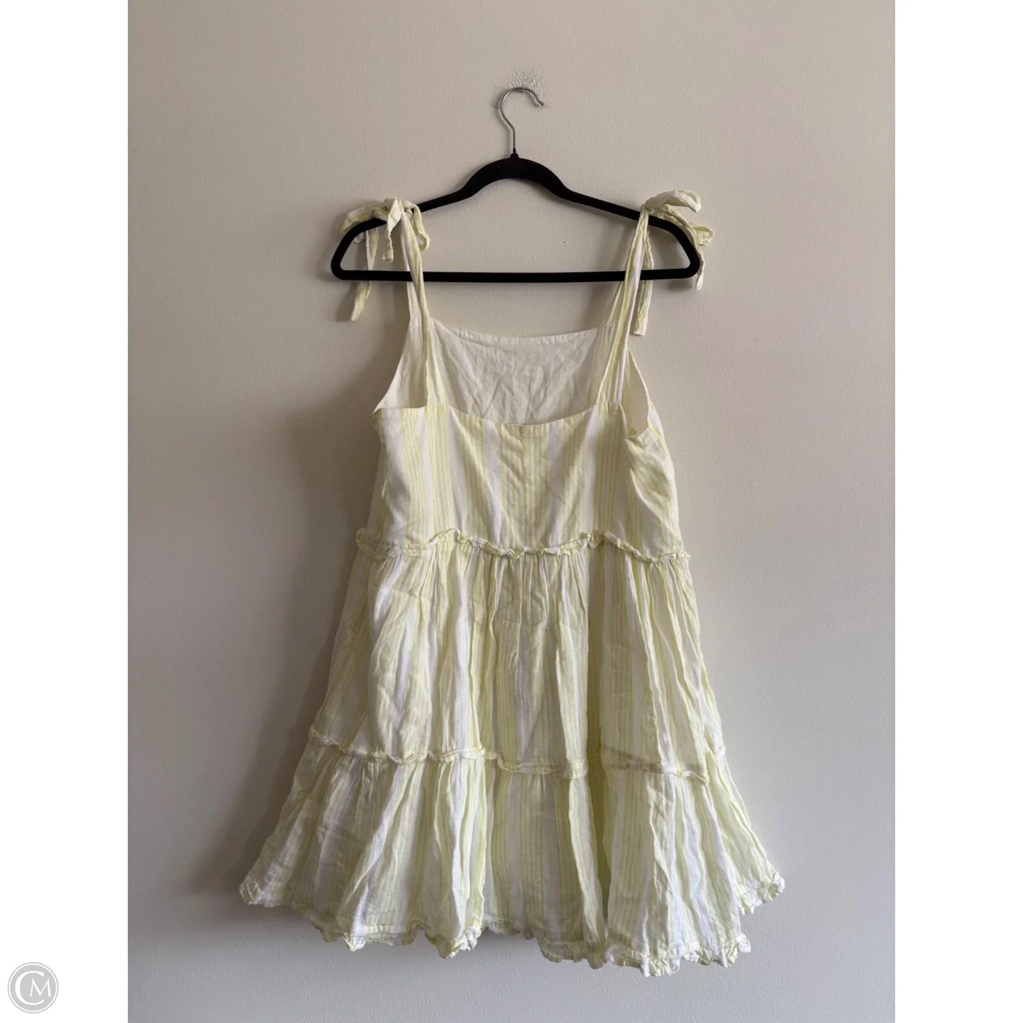 Dress Casual Midi By Mi Ami In Striped Pattern, Size: L
