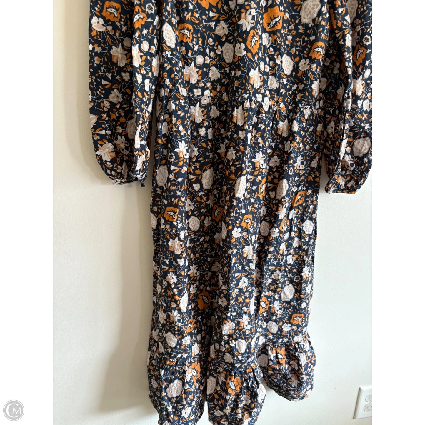 Dress Casual Midi By Universal Thread In Floral Print, Size: M