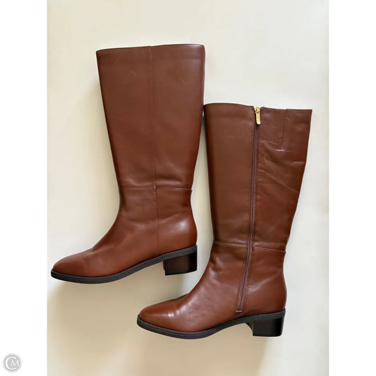 Boots Over-the-knee Heels By Easy Spirit In Brown, Size: 9