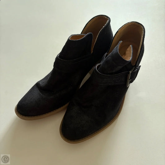 Boots Ankle Heels By Qupid In Black, Size: 9