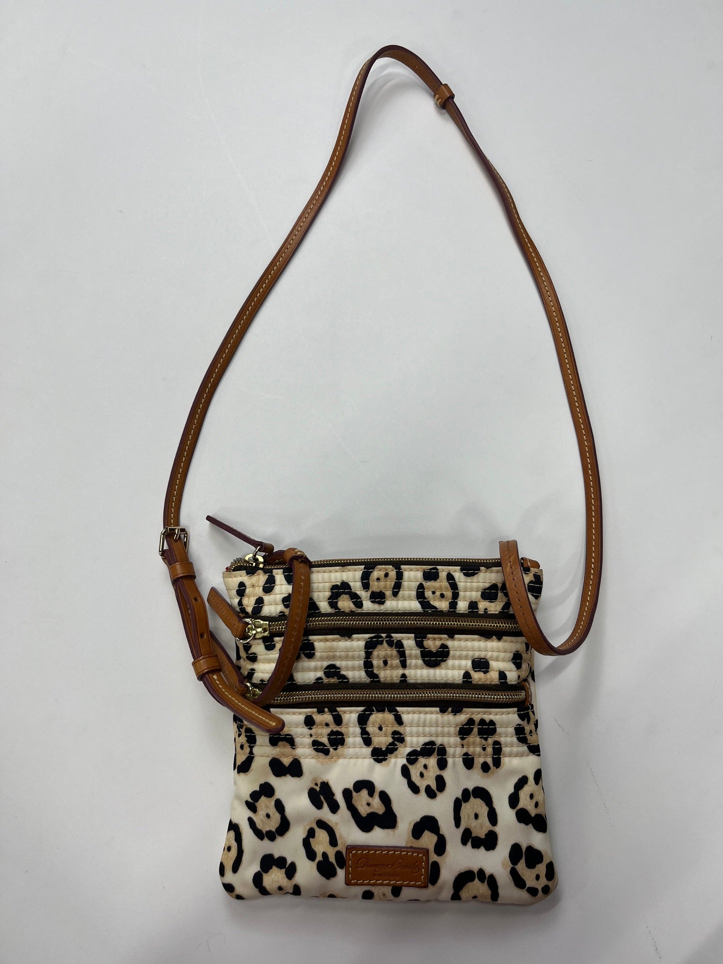 Animal Print Handbag Designer Dooney And Bourke, Size Small