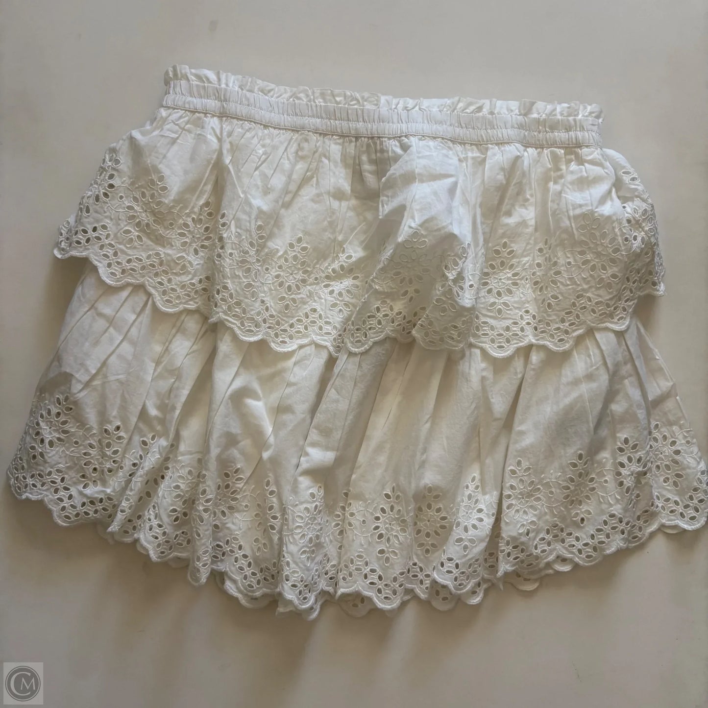 Skirt Mini & Short By Gap In White, Size: L