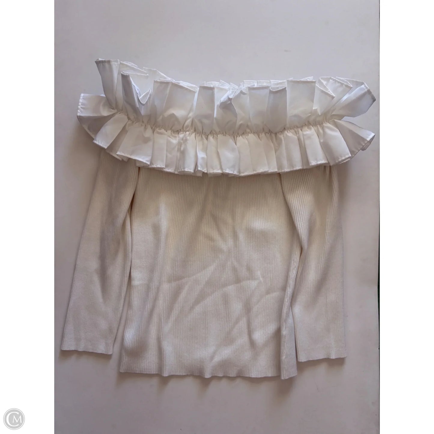 Sweater By New York And Co In Cream, Size: L
