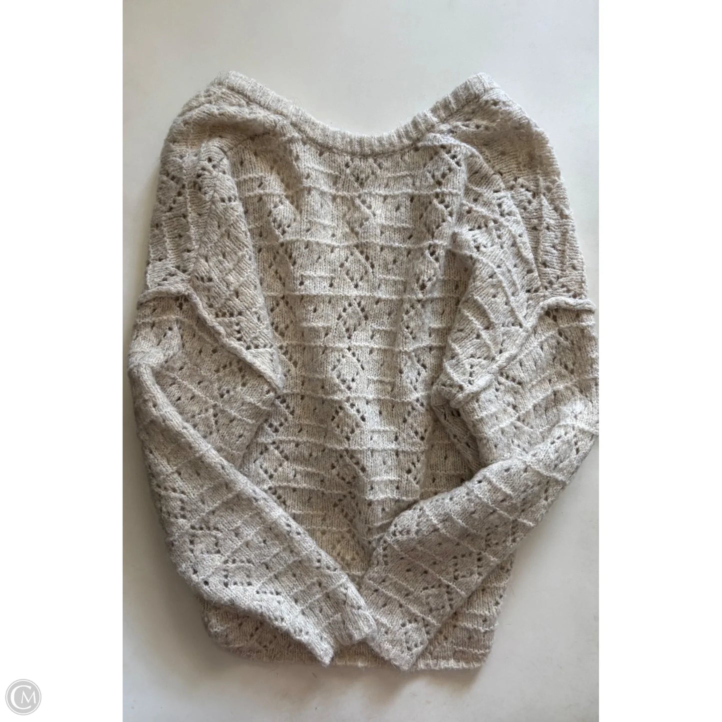 Sweater By ragout In Cream, Size: L