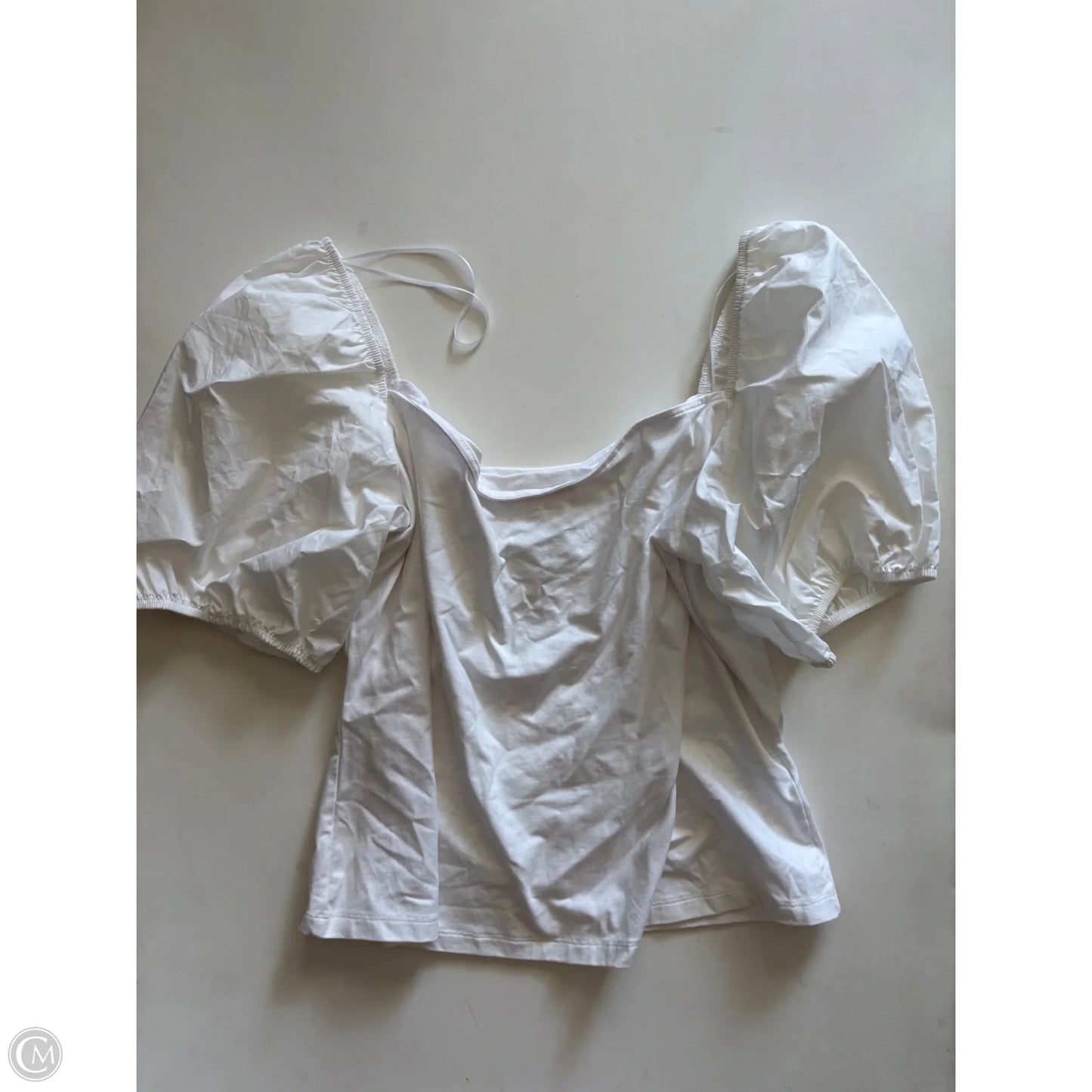 Top Short Sleeve By H&m In White, Size: Xl