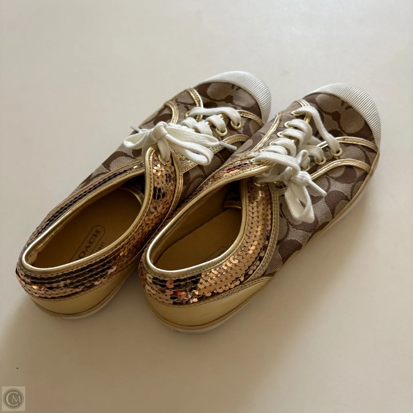 Shoes Designer By Coach In Brown, Size: 8
